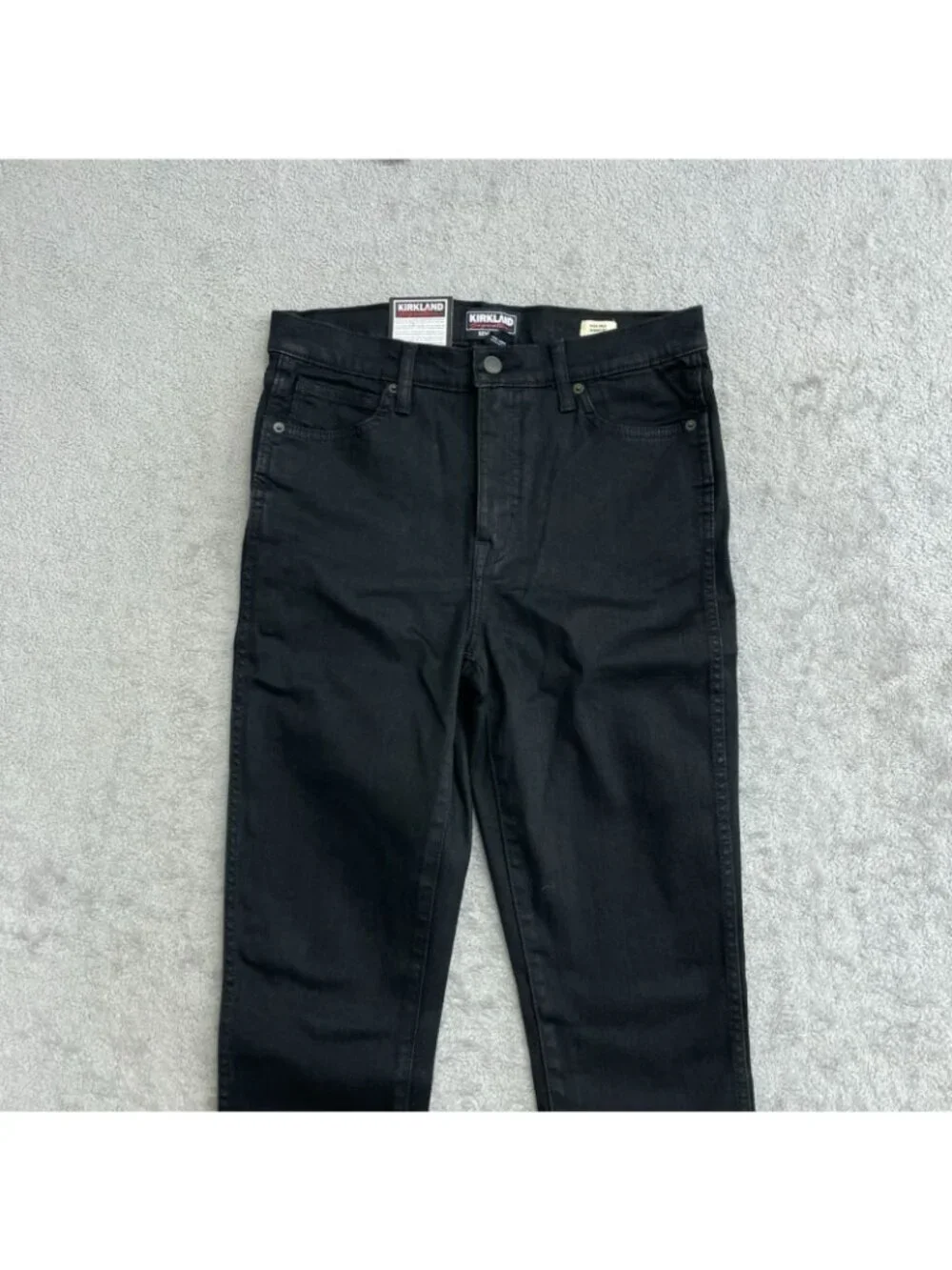 NWT Kirkland Signature Women's 10 Black High-Rise Skinny Jeans  B0886